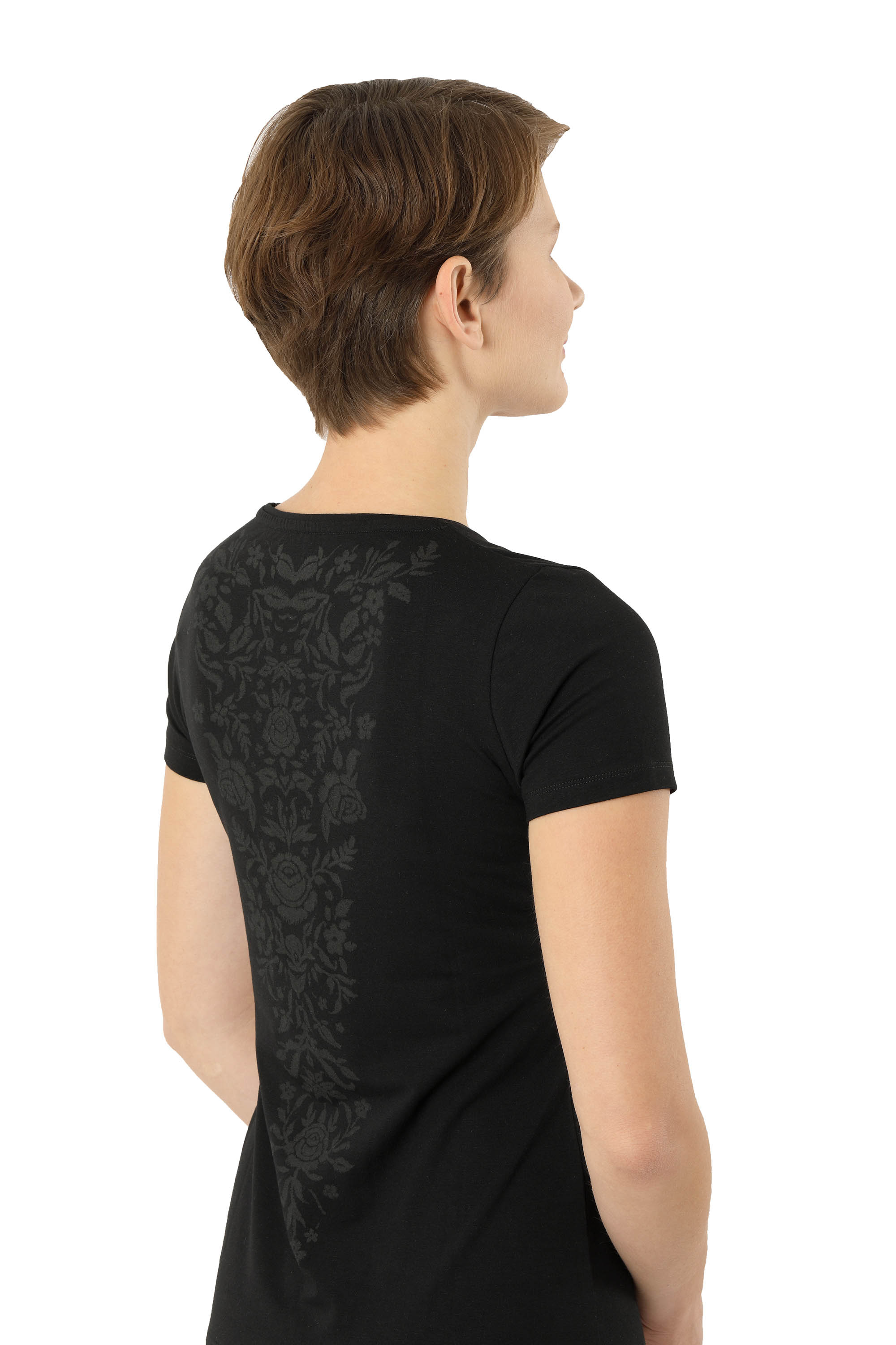 Gesunde Wechseljahre T-Shirt Baumwolle und LENZING™ Modal schwarz