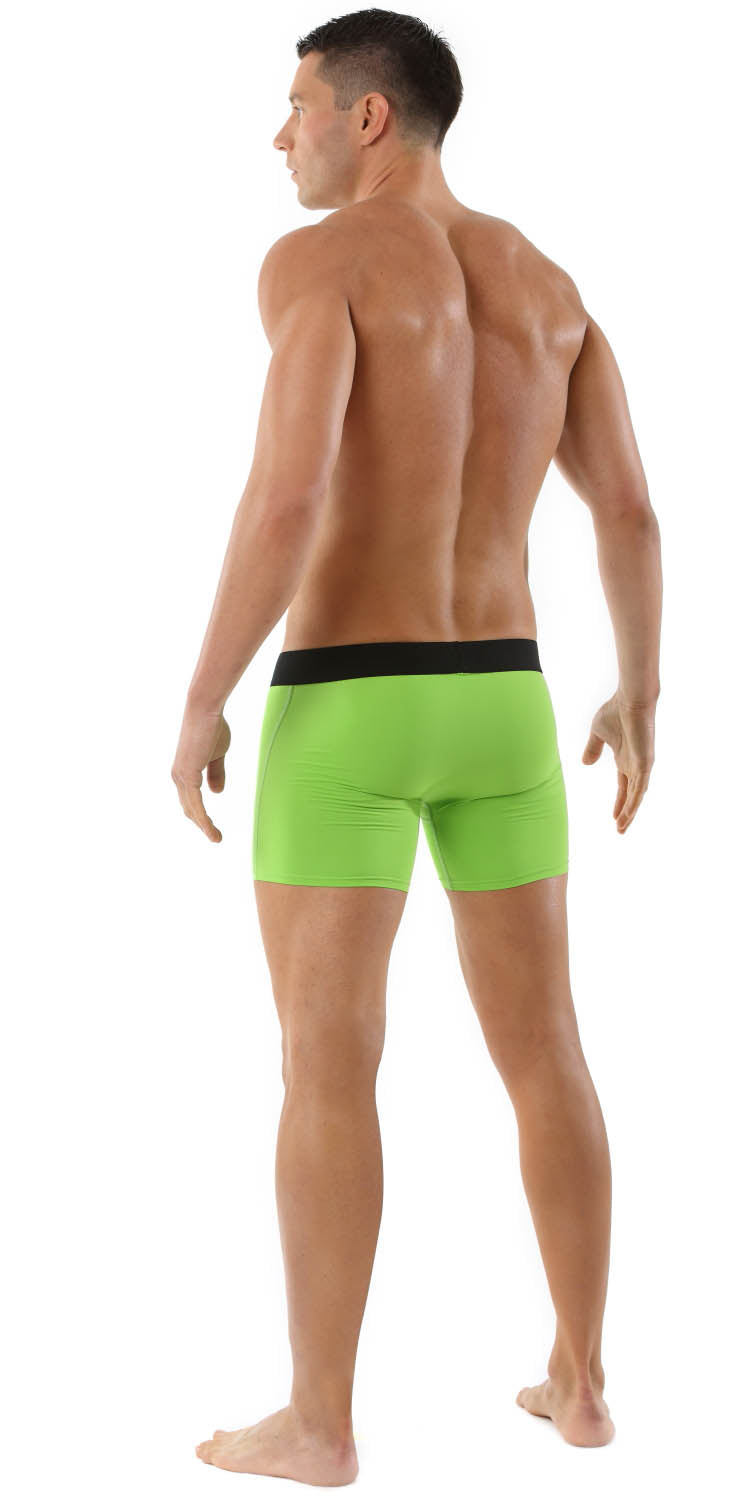 Retro Shorts Boxershorts Mikrofaser Grün
