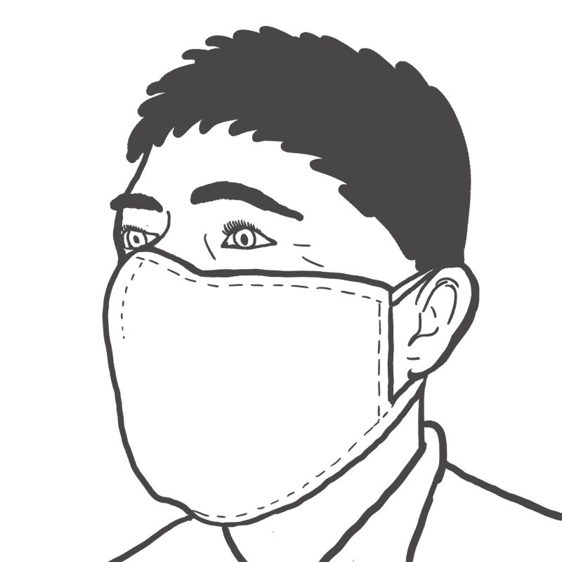 Mund-Nase-Maske