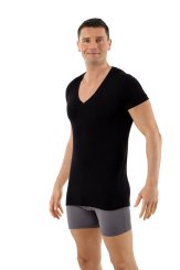 Maglia Intima Scollo a V Profondo Soft Cotone Stretch Porto Bio 