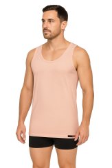 Canottiera Business da Uomo con Spalline in Beige – 100% Cotone Biologico 