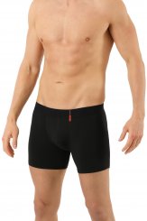 Boxer cotone elasticizzato "Hamburg" nero 