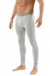 Calzamaglia da uomo cotone organico elasticizzato grigrio 