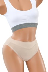 Set di 3 - slip comodo cotone elasticizzato color carne 