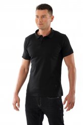 Poloshirt uomo "business" nero 
