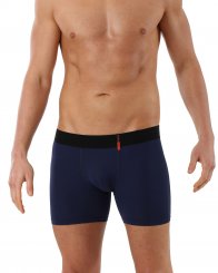 Boxer Shorts Microfibra Blu Marino 