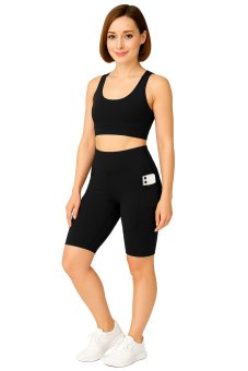 smillagård Pantaloncini ciclista a vita alta Softtouch ner 