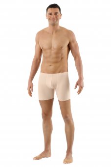 Boxer shorts invisibili senza cuciture a taglio vivo cotone elasticizzato  color carne | ALBERT KREUZ