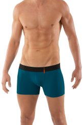 Boxer Shorts Microfibra blu petrolio 