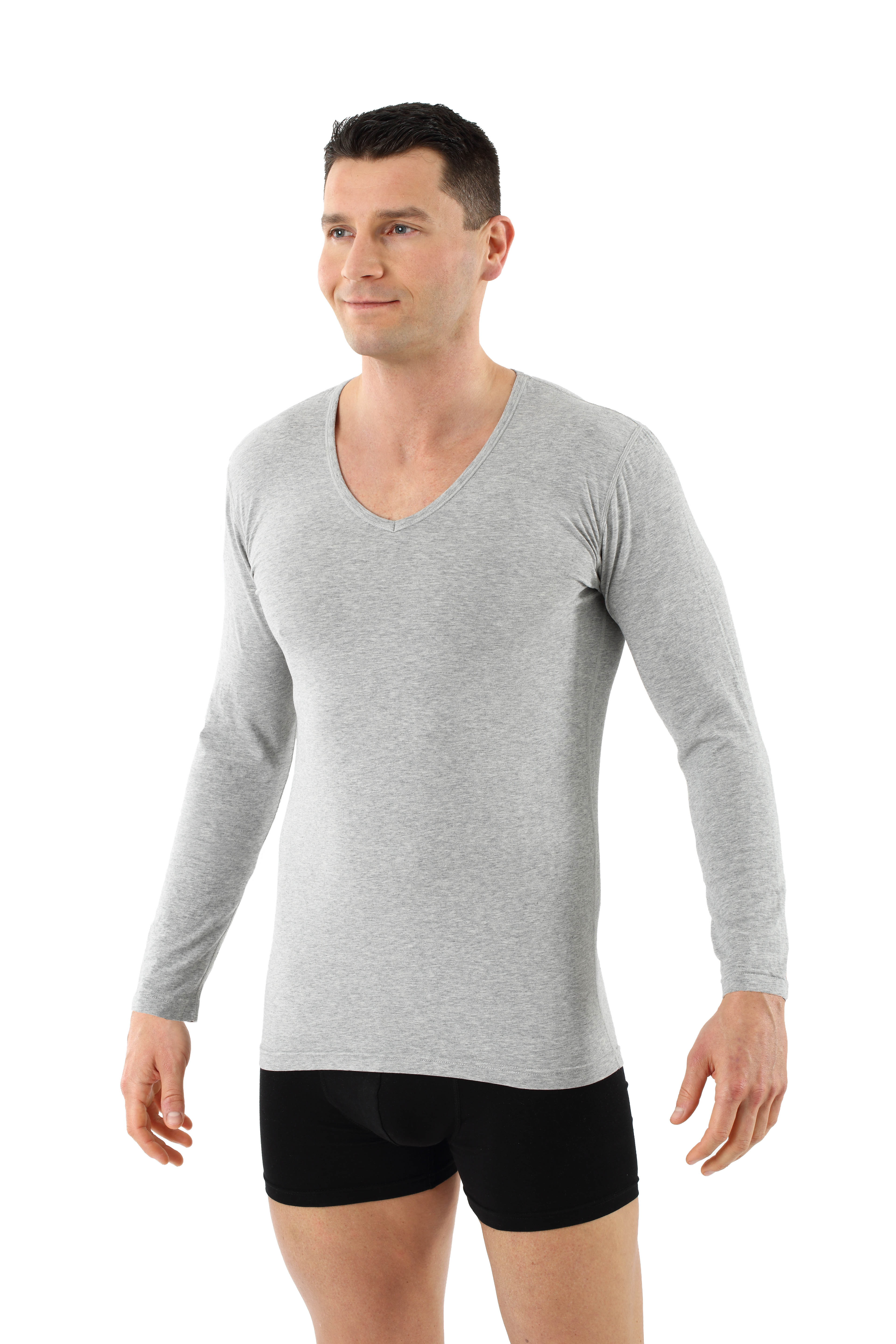 ALBERT KREUZ Maglietta intima a maniche lunghe cotone bio