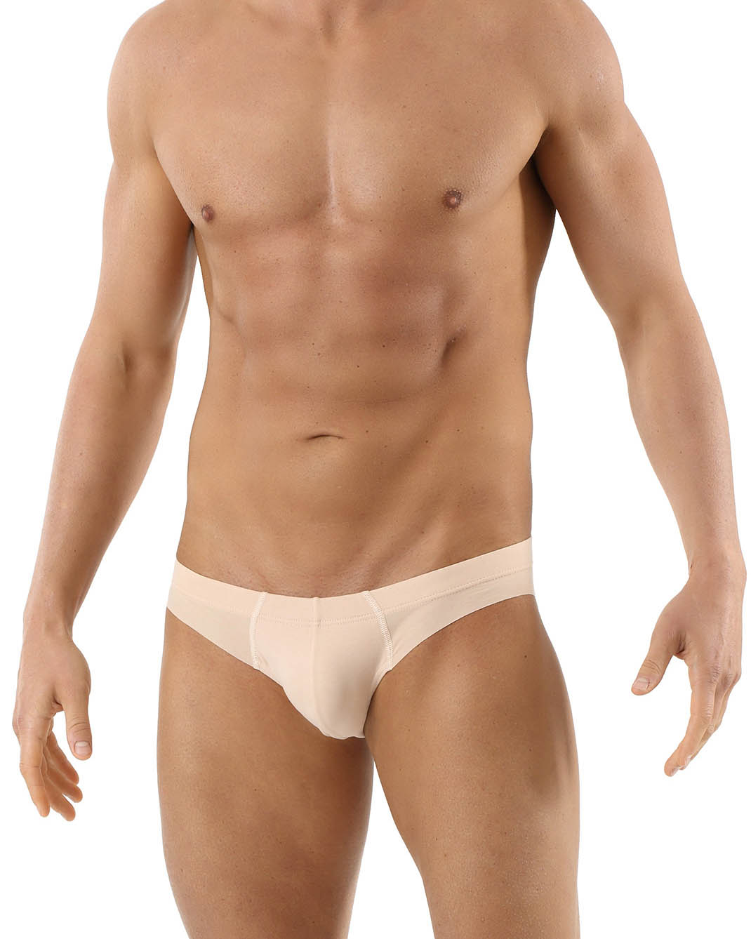 slip uomo color carne