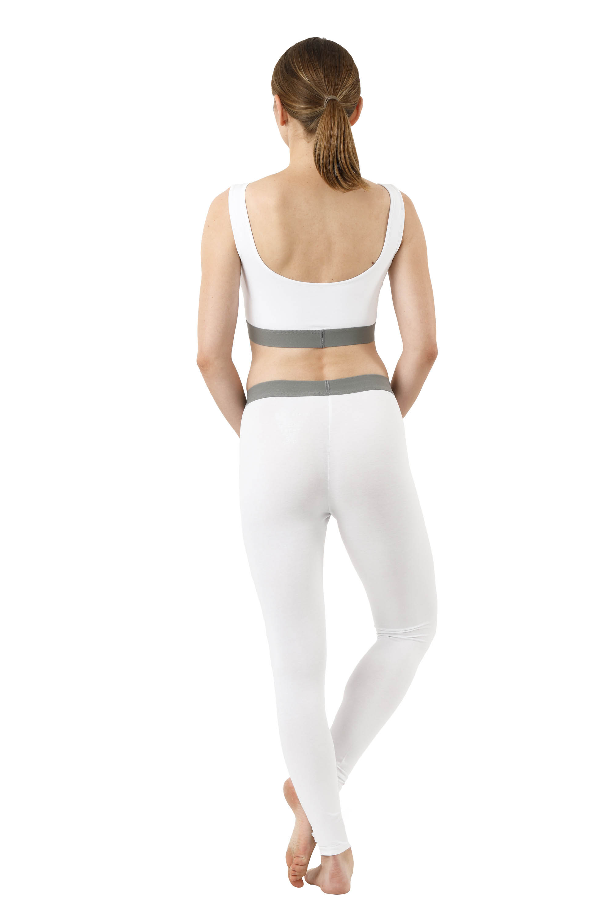 Calzamaglia Termica Velan Donna - Lana E Cotone, Made In Italy, Per Sci E Sport Invernali, Bianco - Foto 3